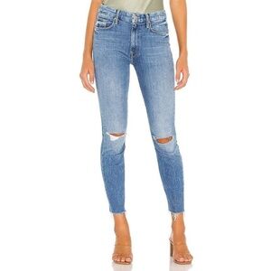 Mother High Waisted Looker Ankle Fray Sz 26